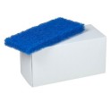 Pad &agrave; main 25 x 11 x 2,5 cm bleu (10 pi&egrave;ces)