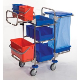 BIOSTEEL 11 (chariot de service + lavage) - PRIX ACTION