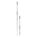 Manche t&eacute;lescopique aluminium 102-184 cm (gris)