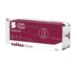 Papier WC Blanc 4 couches,150 coupons (72 rouleaux) Ecolabel FSC