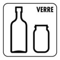 Autocollant VERRE pour container 30 x 30 cm