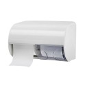 Distributeur double pour papier WC (blanc)