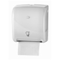 PEARL WHITE Distributeur d'essuie-mains feuilles pr&eacute;d&eacute;coup&eacute;es
