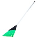 Balai de riz synth&eacute;tique vert avec manche