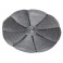 Disque inox thermosoudé 432 mm (17'') grain 000