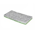 Pad &agrave; main m&eacute;lamine combo / abrasif vert 25 x 12 cm