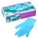 Gants sensitifs nitrile bleus non poudr&eacute;s XL/9-10 (90p.)
