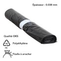 35 lt NOIRS QUALITE OKS SVG (carton 20 x 20 sacs)