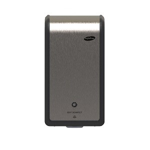 XIBU METAL INOX SEAT DISINFECT HYBRID Distributeur d&eacute;sinfectant WC