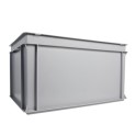 Bac gris 60 litres plastique ( 60 x 40 x 32.5 cm)