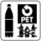 Autocollant PET pour container 30 x 30 cm