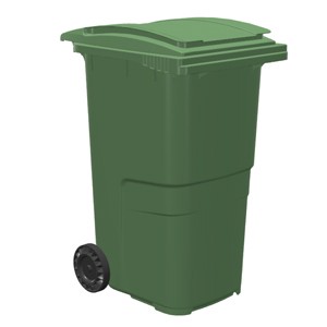 Container 2 roues, 240 lt Vert