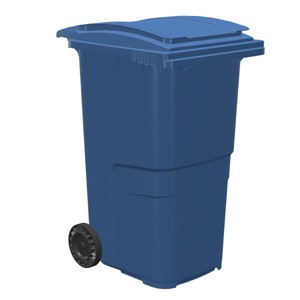 Container 2 roues, 240 lt Bleu