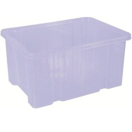 Caisse transparente rectangulaire 15 lt EUROBOX M (sans couvercle)