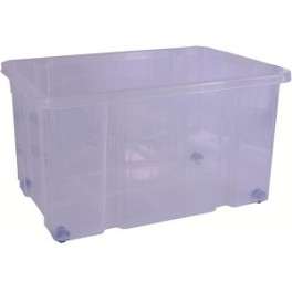 Caisse transparente rectangulaire 55 lt EUROBOX L (sans couvercle)