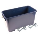 Seau plastique &agrave; vitres 22 lt avec crochet double