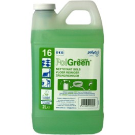 POLGREEN NETTOYANT SOLS N&deg;16 - ECOLABEL POD (2 lt) jusqu'&agrave; &eacute;puisement