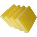 Eponge jaune HACCP (sachet de 4 pi&egrave;ces)