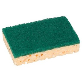 Eponge v&eacute;g&eacute;tale abrasif vert 