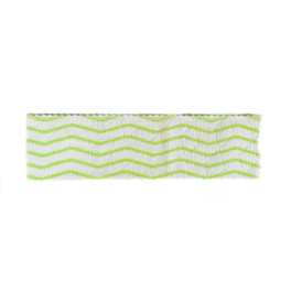 Bandeau microfibre cycle court WAVE vert 46 cm (30 pi&egrave;ces)