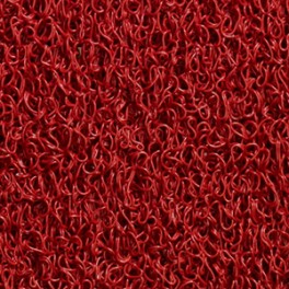Tapis spaghetti CITI ROUGE &eacute;pai 14 mm/m lin  (Largeur 120 cm)