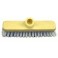 Frottoir plastique avec poils blancs 22 cm (sans manche)