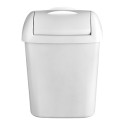 QUARTZ WHITE Poubelle hygi&eacute;nique 8 lt (pos&eacute;e ou murale)