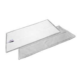 TOP-CLEAN frange ZYP microfibre grise 30 cm 