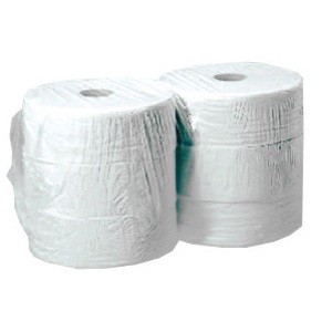Papier WC Jumbo blanc 2 couches 360m 1900 coupons (6 rlx)