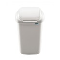 Poubelle &agrave; couvercle basculant 30 lt (blanc) 
