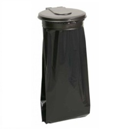 COLLECMUR sup-sac 110 lt avec couvercle (Gris Mangan&egrave;se)