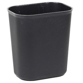 Poubelle anti-feu noire (13,2 litres)