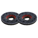 NUMATIC NUC 244NX Brosses longlife Tynex rouge 220 mm (2pces)