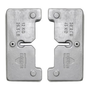 EXCENTR Poids suppl&eacute;mentaires 2 x 12 Kg. (55-35)