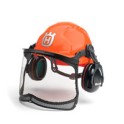 Casque forestier complet grillag&eacute;
