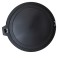 Poubelle plastique 80 lt avec couvercle (noir)