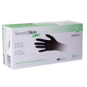 Gants sensitifs nitrile EN374 noirs non poudr&eacute;s Taille XL (90 pcs)