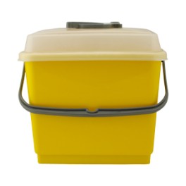 HUP BOX Boite jaune pour recharges de lingettes d&eacute;sinfectantes 