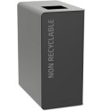 Poubelle borne TRI SELECTIF 65 lt CUBATRI AUTRES DECHETS gris/gris