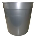 Corbeille &agrave; papier grise 38 cm (28 litres) 