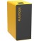 Poubelle borne TRI SELECTIF 65 lt CUBATRI PLASTIQUE gris/jaune
