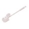Brosse WC blanche avec retour