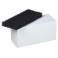Pad à main 25 x 11 x 2,5 cm noir (10 pièces)