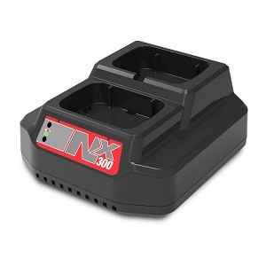 NUMATIC Chargeur pour 2 x batteries NX300 avec c&acirc;ble d'alimentation