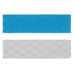Bandeau microfibre usage court EVOLUTION bleu 46 cm (30 pi&egrave;ces)