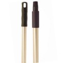 Manche aluminium 23,5 mm avec embout vissant (contact alimentaire)