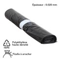 60 lt NOIRS STANDARD HDPE (carton 20 x 10 sacs)