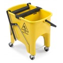 ROCKET chariot de lavage avec roues 2 x 7.5 lt (presse rouleau incl)