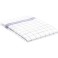 Linge de cuisine + mains ECO lin-coton 50 x 70 cm bleu