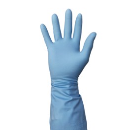 Gants latex bleu VIT (taille M-7)